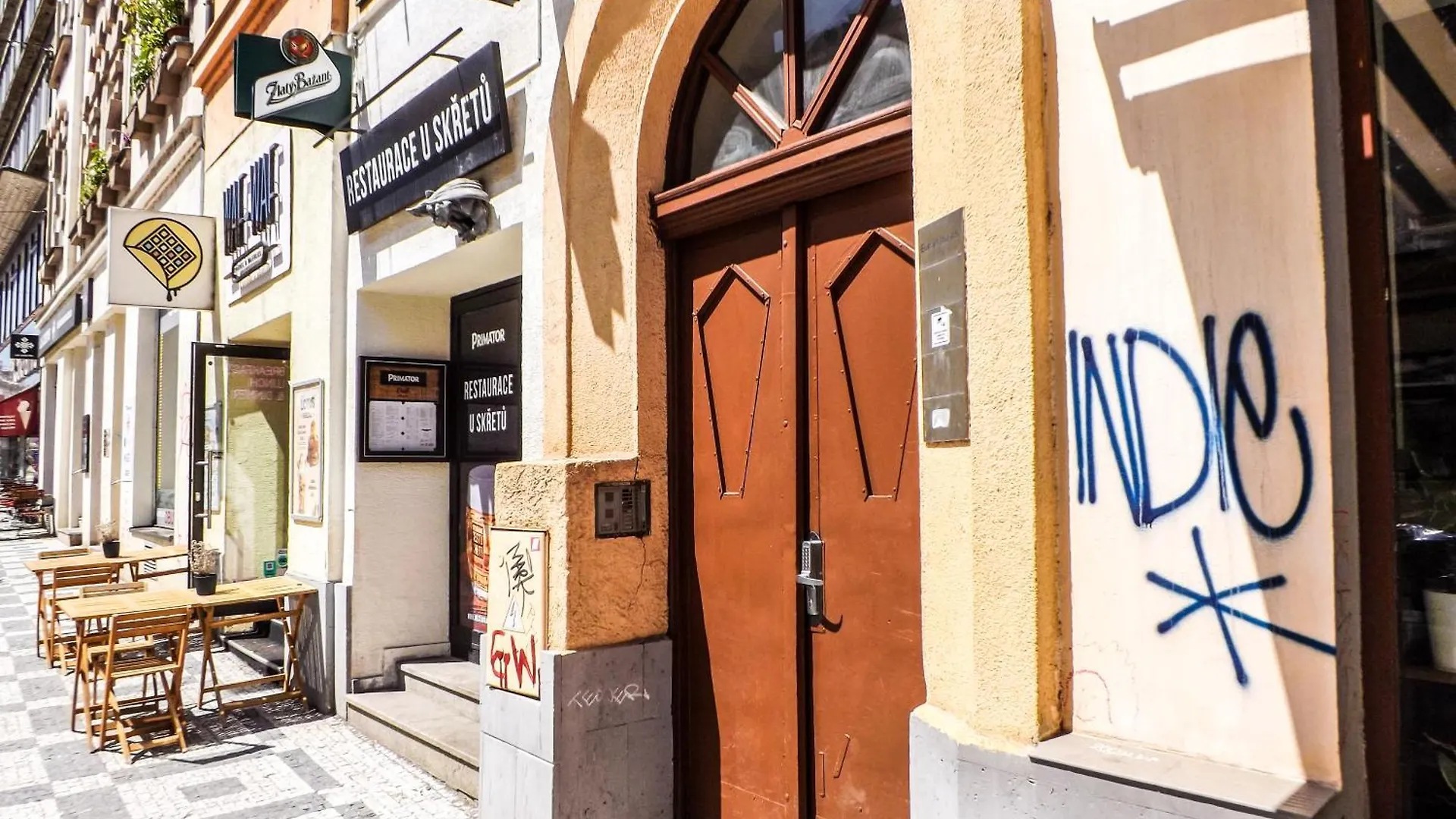 Ubytování v soukromí B2 Dvouluzkovy Pokoj Centrum Prahy